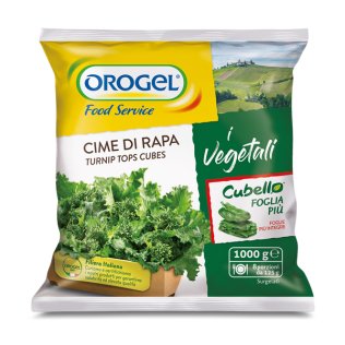 Cime di rapa cubello foglia più orogel