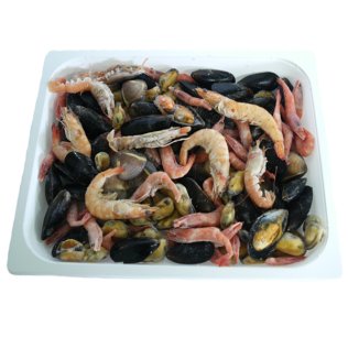 Scoglio del pescatore vassoio 900 gr