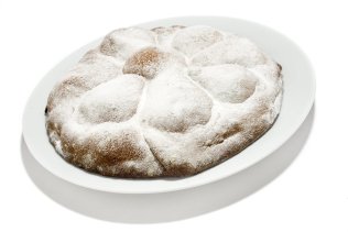 Torta crostata pere e cioccolata tonda