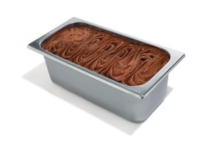 Gelato cacao in vaschetta