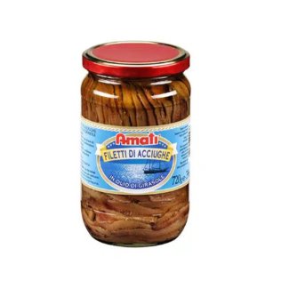 Acciughe filetti stesi o.girasole 720 gr