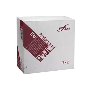 Tovaglioli 2 veli 25x25 cm bianchi