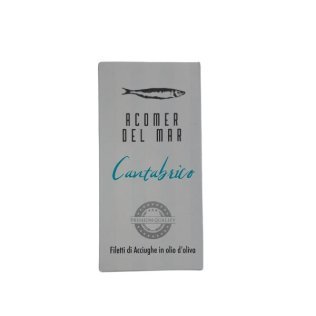 Filetti di acciughe del cantabrico 50gr