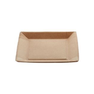 Piatto quadro 18x18 cartoncino decorato