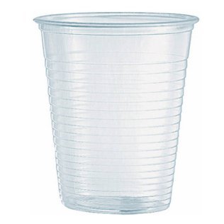 Bicchiere plastica trasparente 200 ml