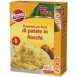 Preparato per purè fiocco pfanni