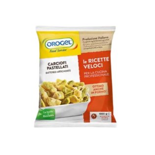 Carciofi pastellati orogel