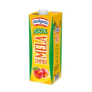 Succo mela limpido in brik 1 lt