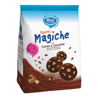 Biscotti frollini cacao e nocciole