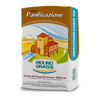 Farina 00 mediterraneo grassi