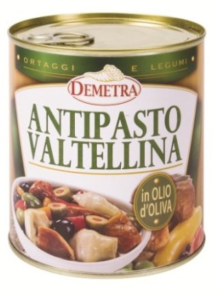 Antipasto valtellina in olio d'oliva