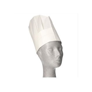 Cappelli da cuoco bianchi 23cm
