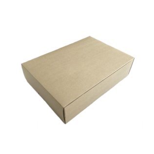 Scatola delivery avana 39x39 h:10 cm