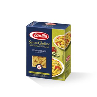 Penne rigate s/glutine 400 gr barilla