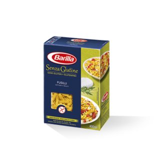 Fusilli s/glutine 400 gr barilla