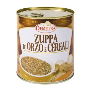 Zuppa di orzo e cereali demetra