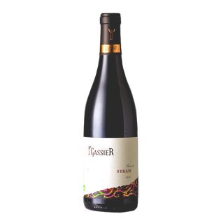 Vino syrah bio