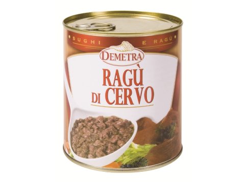 Ragù di cervo 820 gr demetra