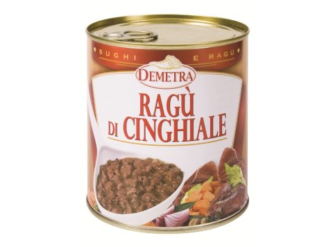 Ragù di cinghiale 820 gr demetra