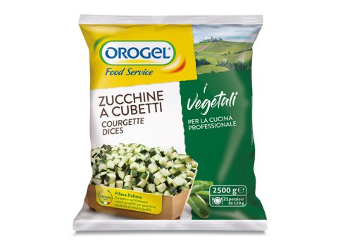 Zucchine a cubetti 12x12mm orogel