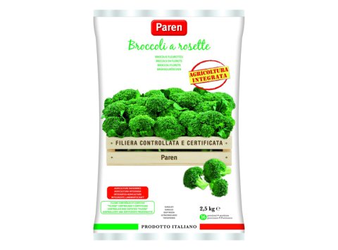 Broccoli a rosette green frost