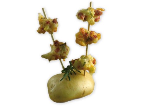 Frittelline patate/pancetta/rosmarino