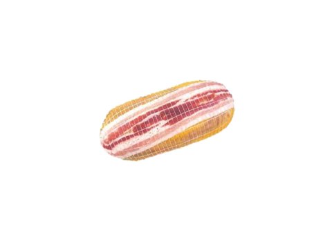 Rotolo d'oca alle prugne