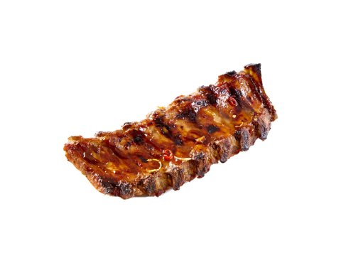 Ribs bbq style suino