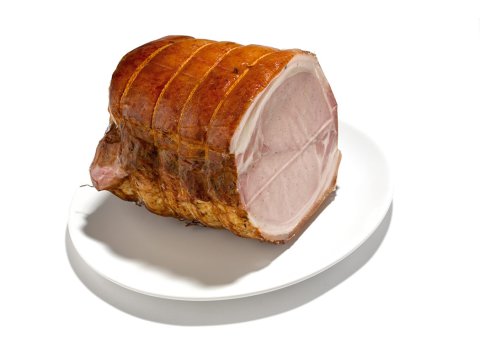 Porchetta tipo romana con lonza a tranci