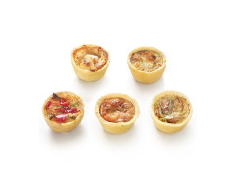 Mini quiche 5 tipi