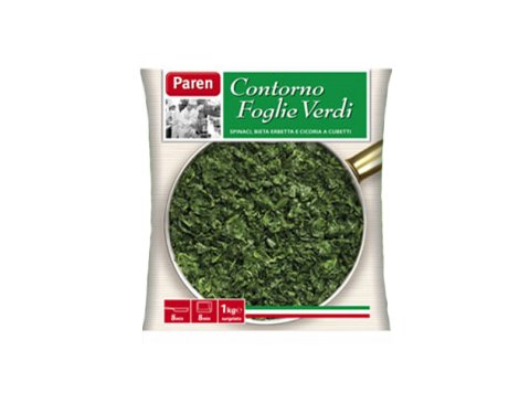 Contorno foglie verdi