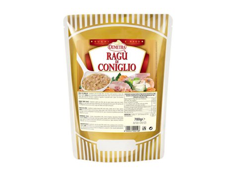 Ragù di coniglio 700 gr demetra