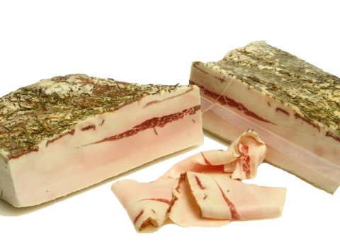 Lardo stagionato suino del mattone