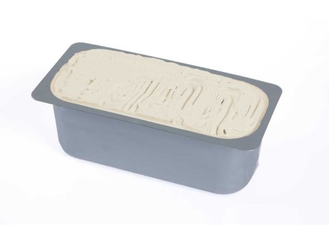 Gelato vaniglia in vaschetta