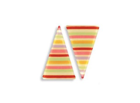 Mini triangoli choc a righe 230 pz