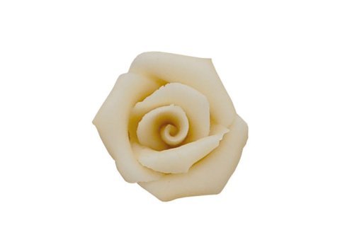 Rose in marzapane bianche