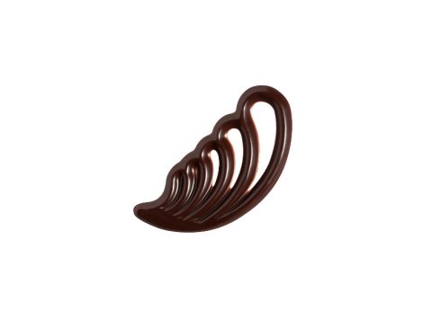 Decor piuma choc