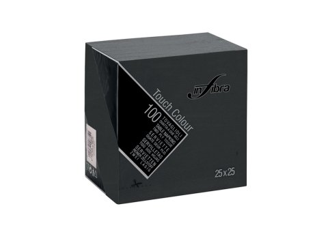 Tovaglioli 2 v 25x25 neri