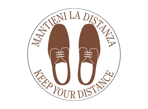 Distanziatore adesivo tondo hotel