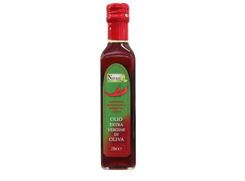Olio di oliva aromatizzato peperoncino