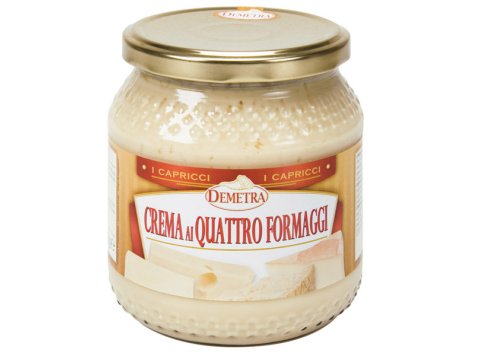 Crema ai 4 formaggi 560 gr demetra