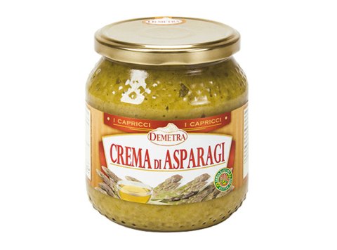Crema di asparagi verdi 540 gr demetra