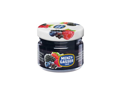 Confettura frutti di bosco in vetro 28gr