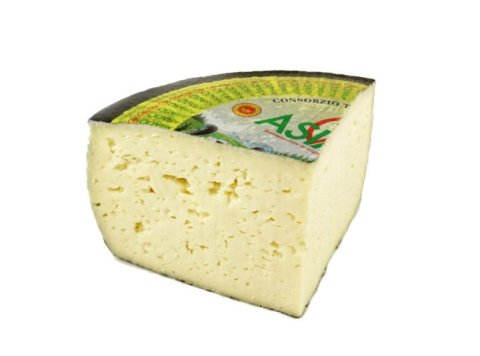Asiago crosta nera pressato a quarti