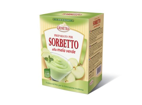 Preparato per sorbetto alla mela verde