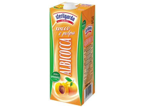 Succo e polpa di albicocca in brik 1 lt