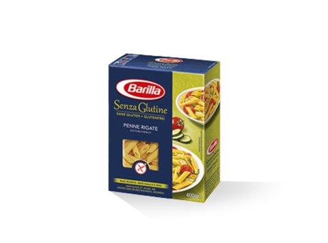 Penne rigate s/glutine 400 gr barilla