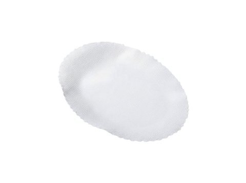 Sottovassoio carte bianca ovale 19x29 cm