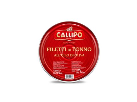 Filetti di tonno o.oliva callipo 1.7 kg