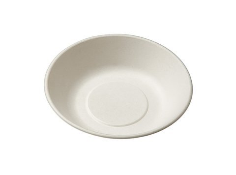 Piatto fondo cellulosa bianco